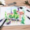 22 Pcs 2.0 mm Mechanical Pencils Set, 8 Pcs Lead Pencils with 10 Case Lead Refills 2B, HB Black & Colors, 2 Pcs Erasers and 2 Pcs Sharpeners for Drawing, Sketching and Drafting